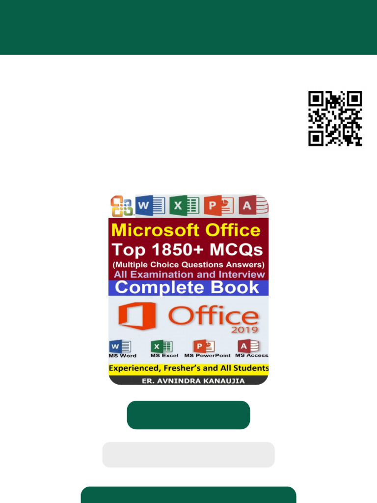 Microsoft Office Top 1850 Multiple Choice Questions Answers MCQs for ...