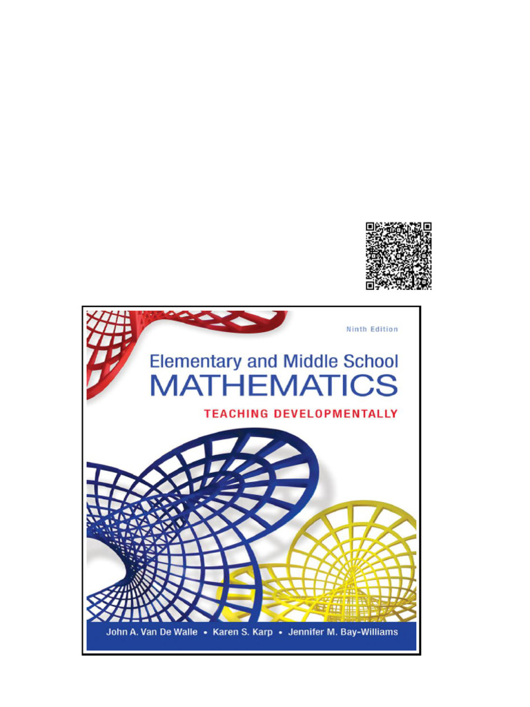 Elementary and Middle School Mathematics Teaching Developmentally 9th ...