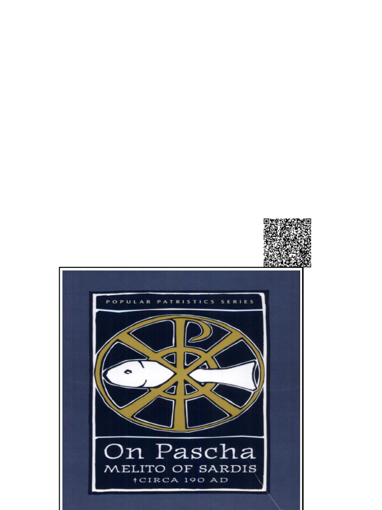 (Ebook) On Pascha: With the Fragments of Melito and Other Material ...