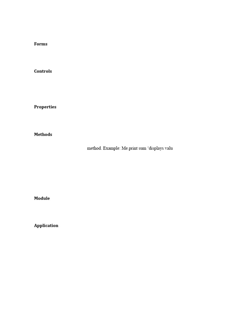 VB Continuation Notes | PDF