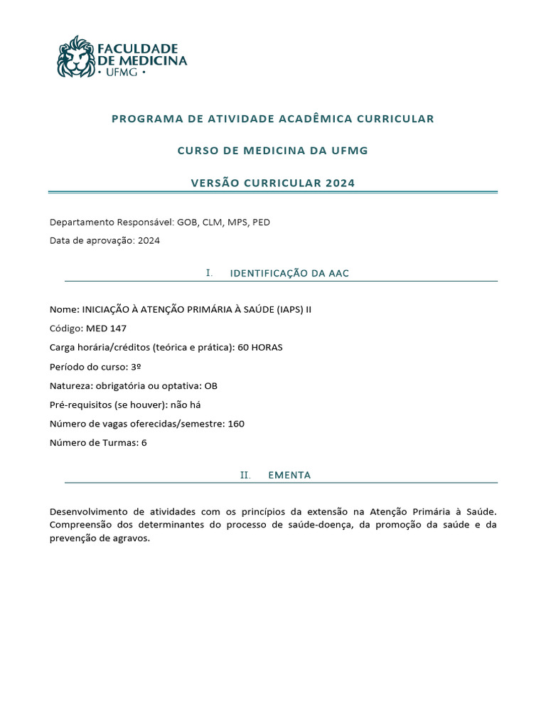 Iaps2 Programa 2024 | PDF | Prontuário eletrônico