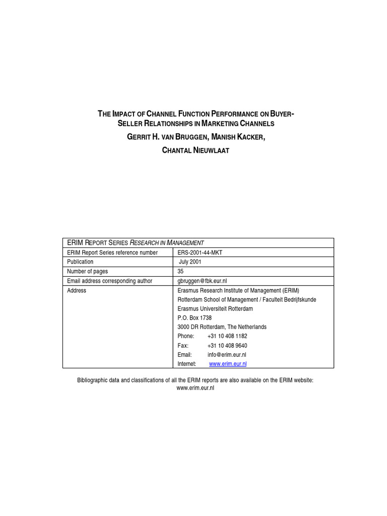 Research report The_impact_of_channel_function_performan | PDF ...