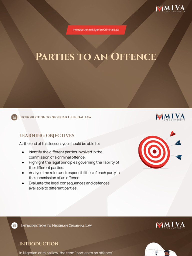 Parties To An Offence | PDF | Aiding And Abetting | Mens Rea