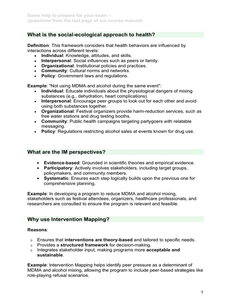 Im Exam Prep | PDF | Evaluation | Cognition