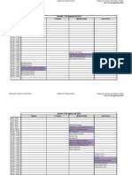 Programación Audiciones para la Temporada de Otoño 2012