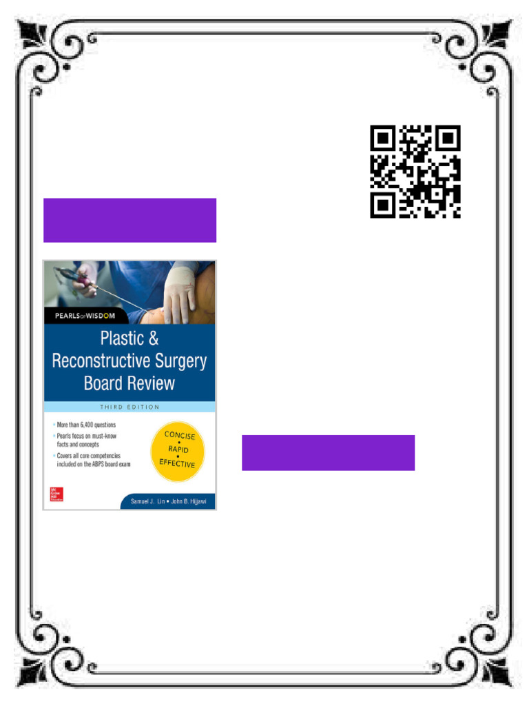 Plastic and Reconstructive Surgery Board Review Pearls of Wisdom Third ...