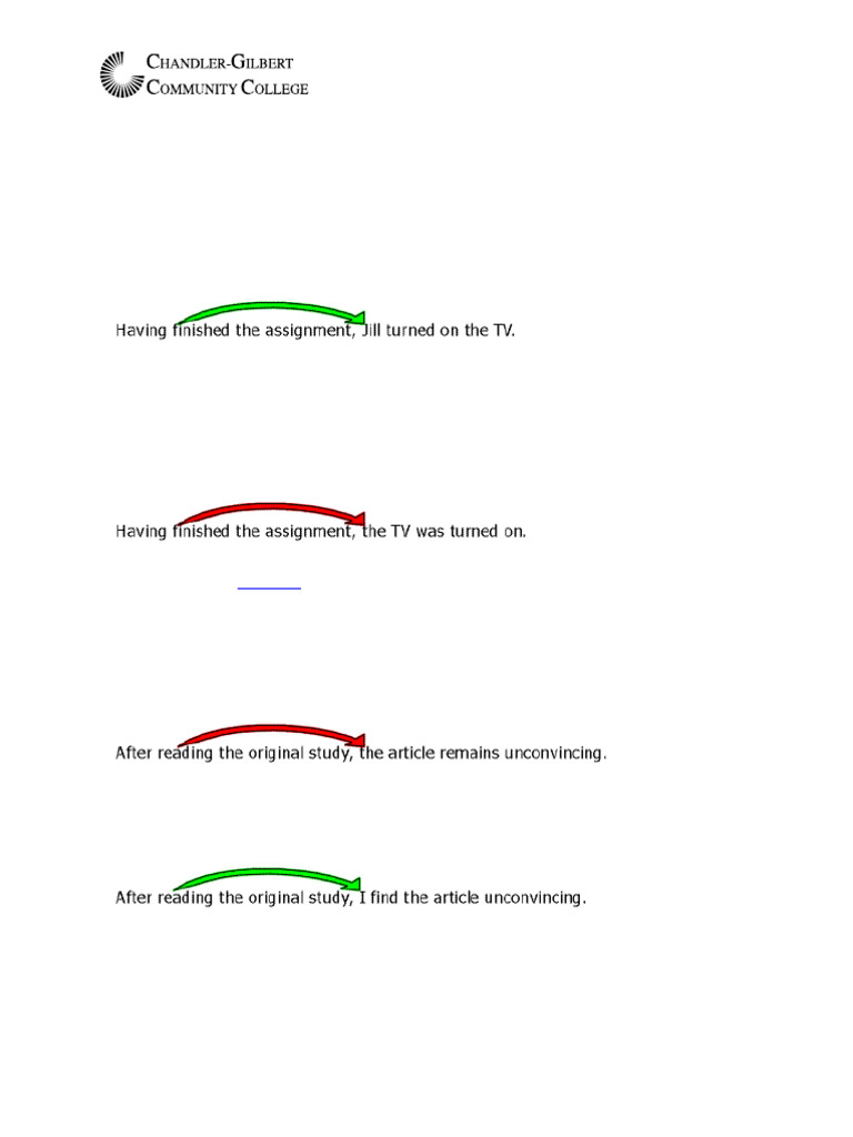 Dangling-Modifiers - Fully Explained | PDF | Sentence (Linguistics ...