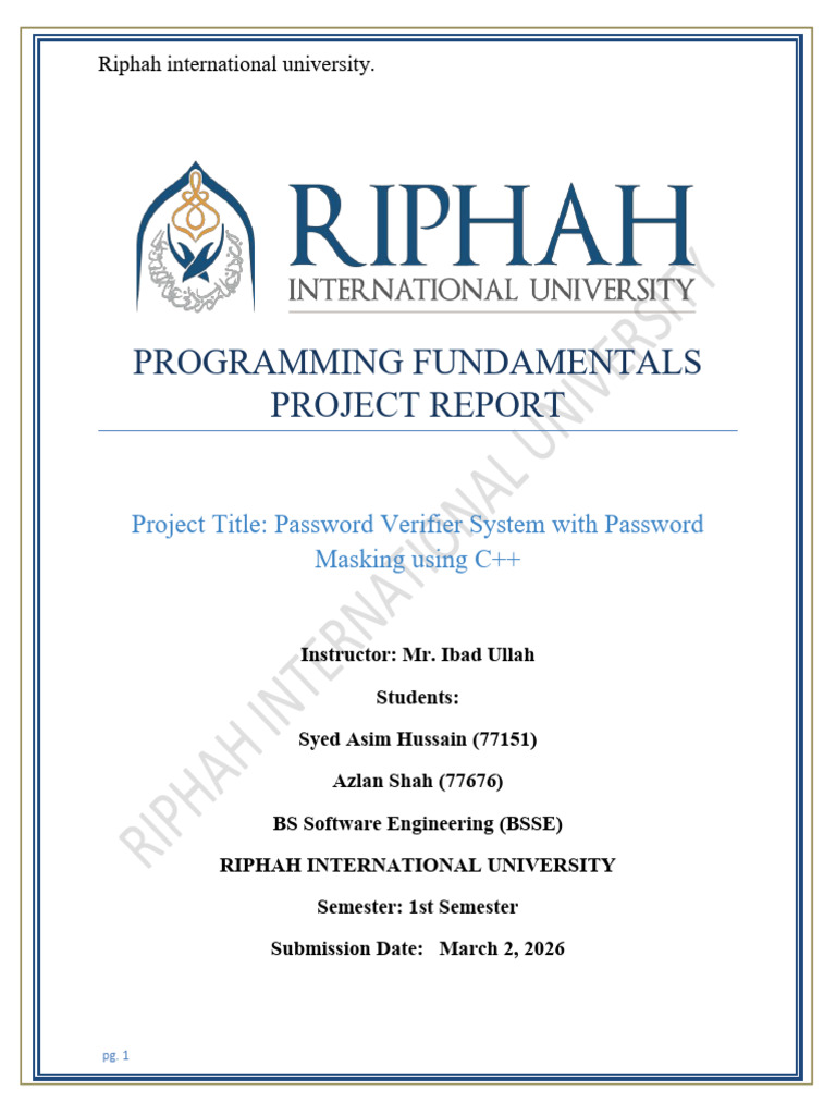 Pbl Final Report Password | PDF | Password | String (Computer Science)
