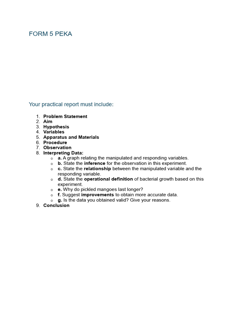 Peka Form 5 | PDF