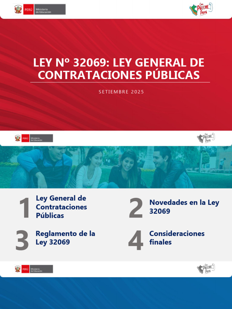 Ley 32069 Tecnología de La Construcción | PDF | Regulación | Economias