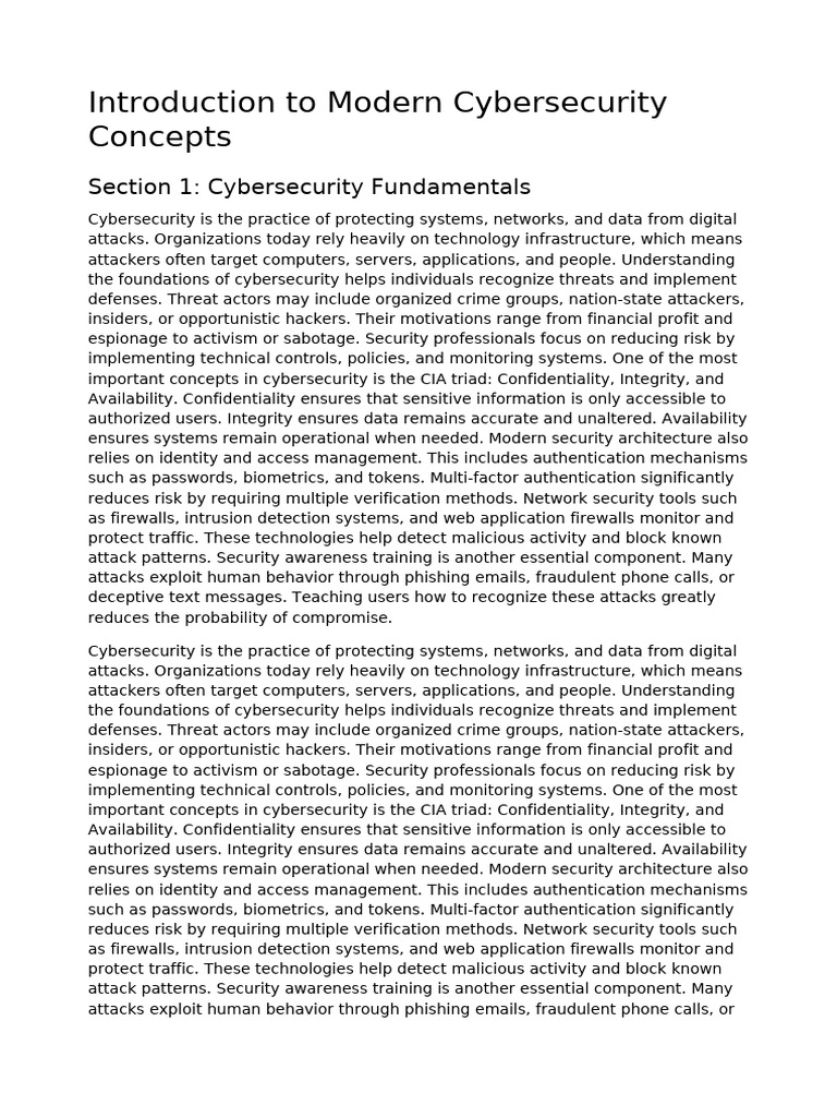 Cyber Upload Doc 2 | PDF | Security | Computer Security