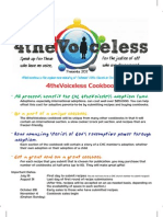 4thevoiceless Cookbook Info