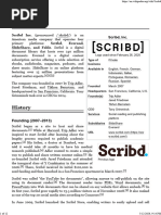 Overview of Scribd Inc. Services | PDF | Scribd