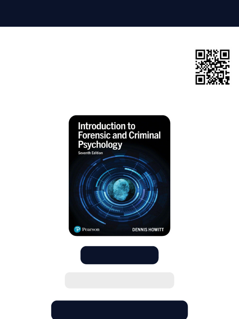 (Ebook PDF) Introduction to Forensic and Criminal Psychology 7th ...