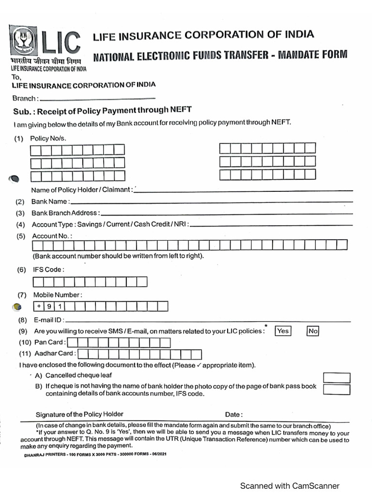 Surrender Forms | PDF
