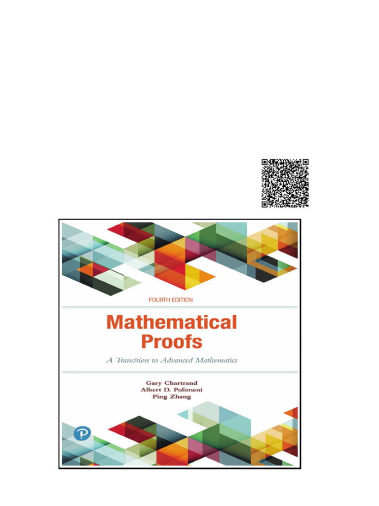 Mathematical Proofs A Transition To Advanced Mathematics 4th Gray ...