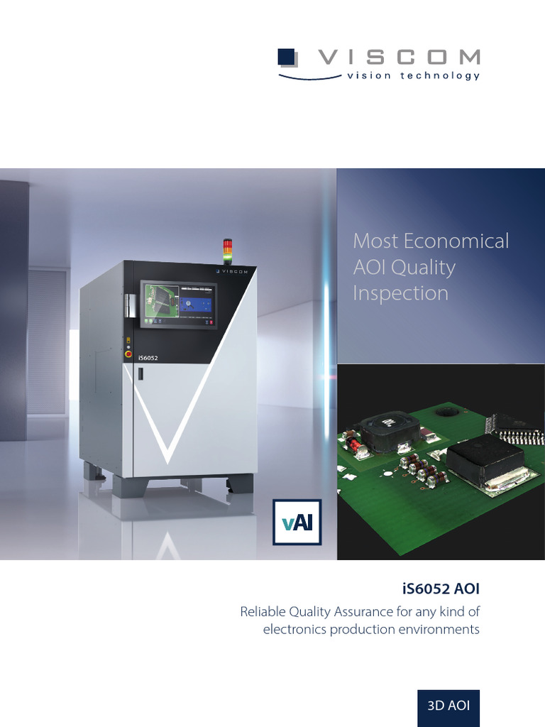 Viscom Brochure IS6052 AOI en | PDF | Camera | Computing