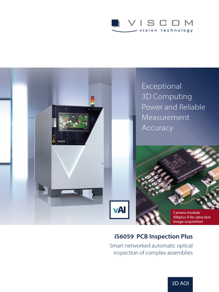 Viscom Brochure AOI IS6059 PCB Inspection Plus En | PDF | Camera ...