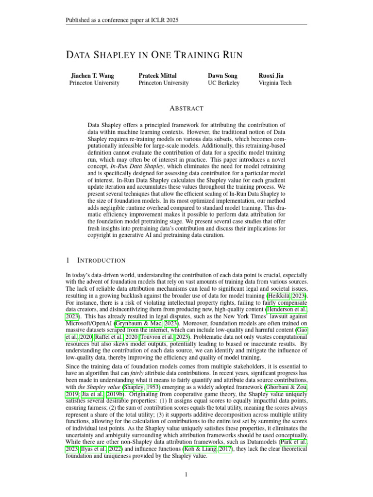 Data Shapley in One Trai | PDF | Machine Learning | Gradient