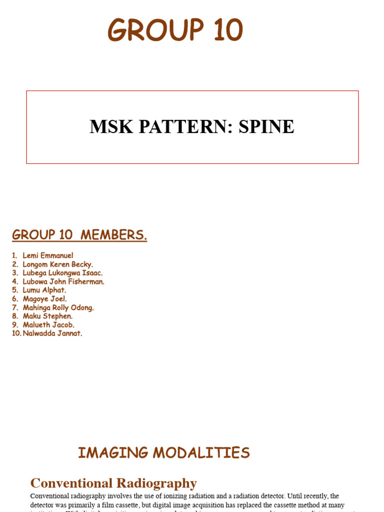 MSK Radiology | PDF | Vertebra | Scoliosis