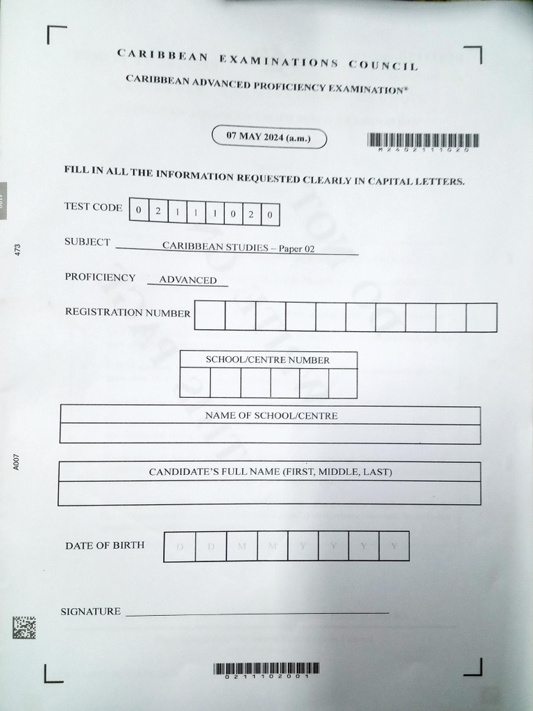 C Studies P2 2024 | PDF
