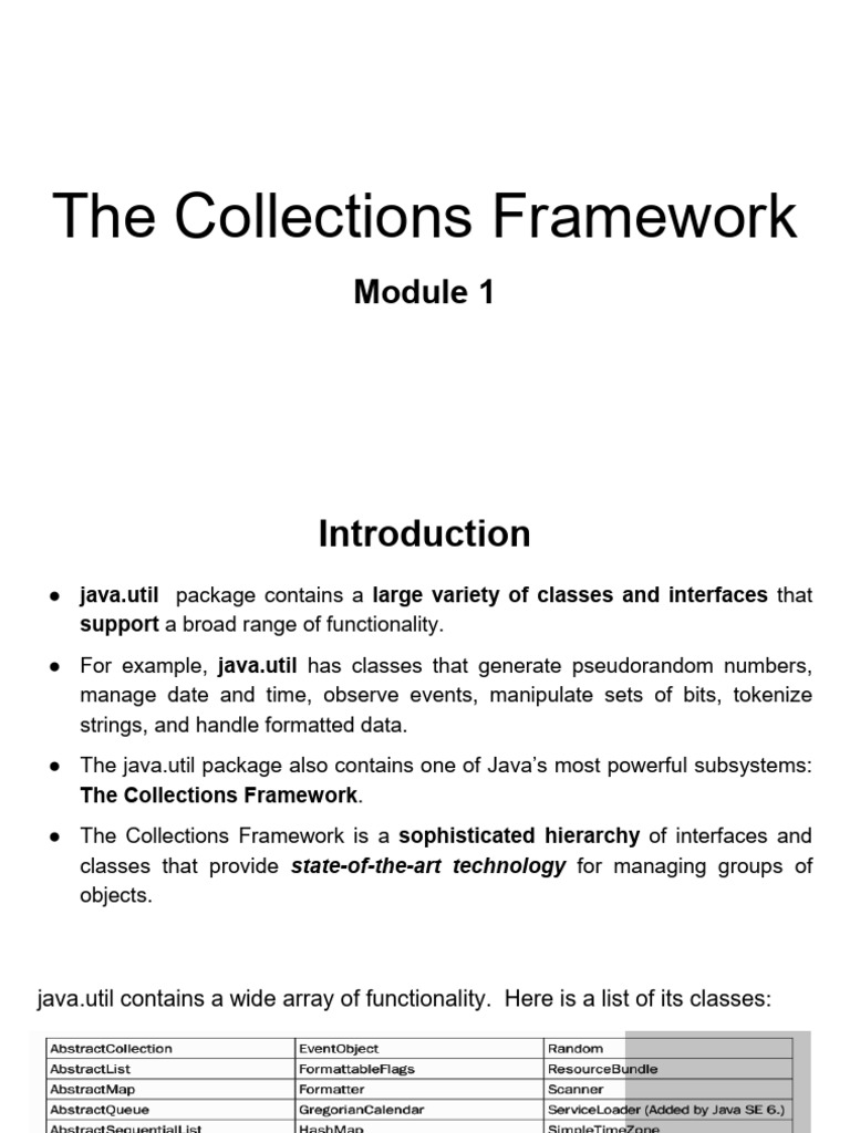 Module 1 - The Collections Framework | PDF | Queue (Abstract Data Type ...