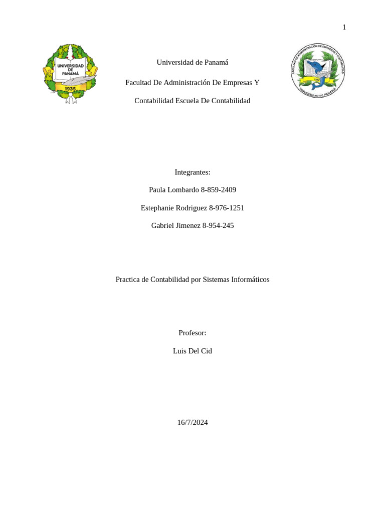 Universidad de Panamá | PDF | Contabilidad | Software