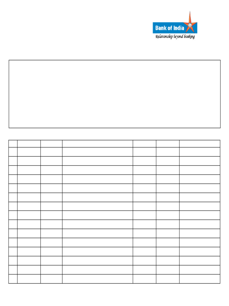 BOI Statement No Password | PDF | Personal Finance | Economy Of India