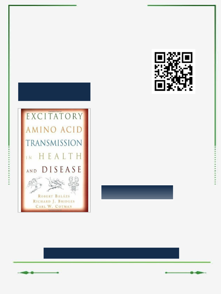 Excitatory Amino Acid Transmission in Health and Disease 1st Edition ...