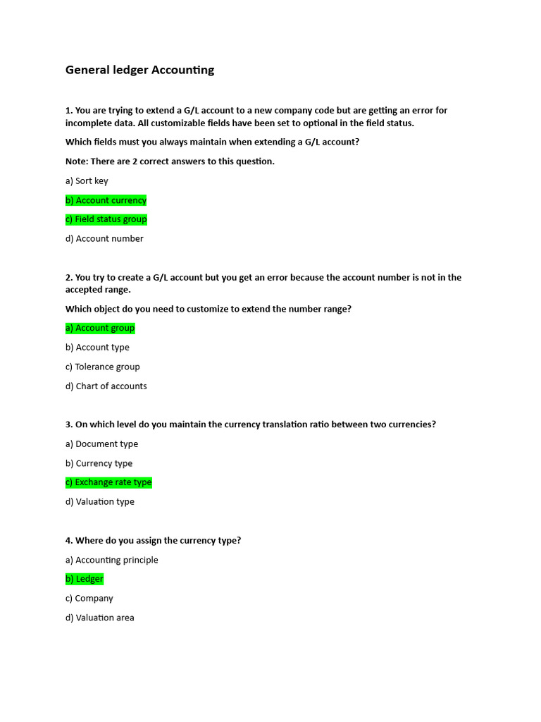 General Ledger Accounting | PDF | Income Statement | Business
