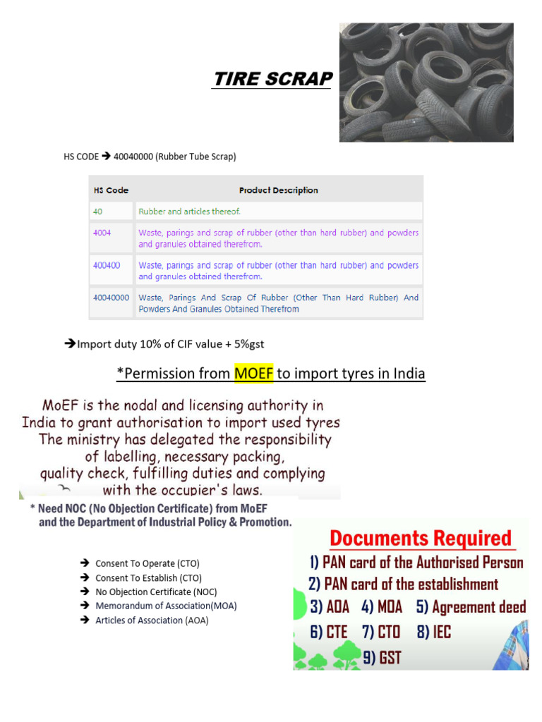 Tire Scrap PDF | PDF