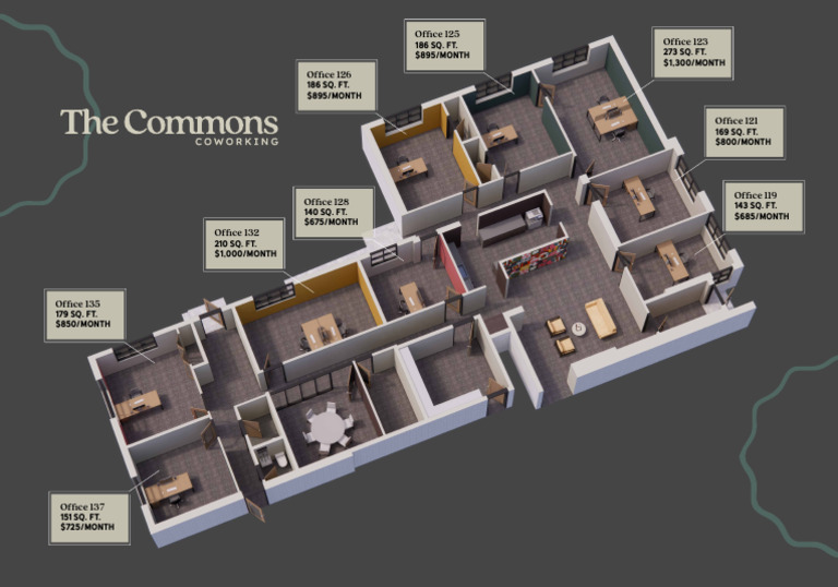 The Commons Map With Pricing | PDF