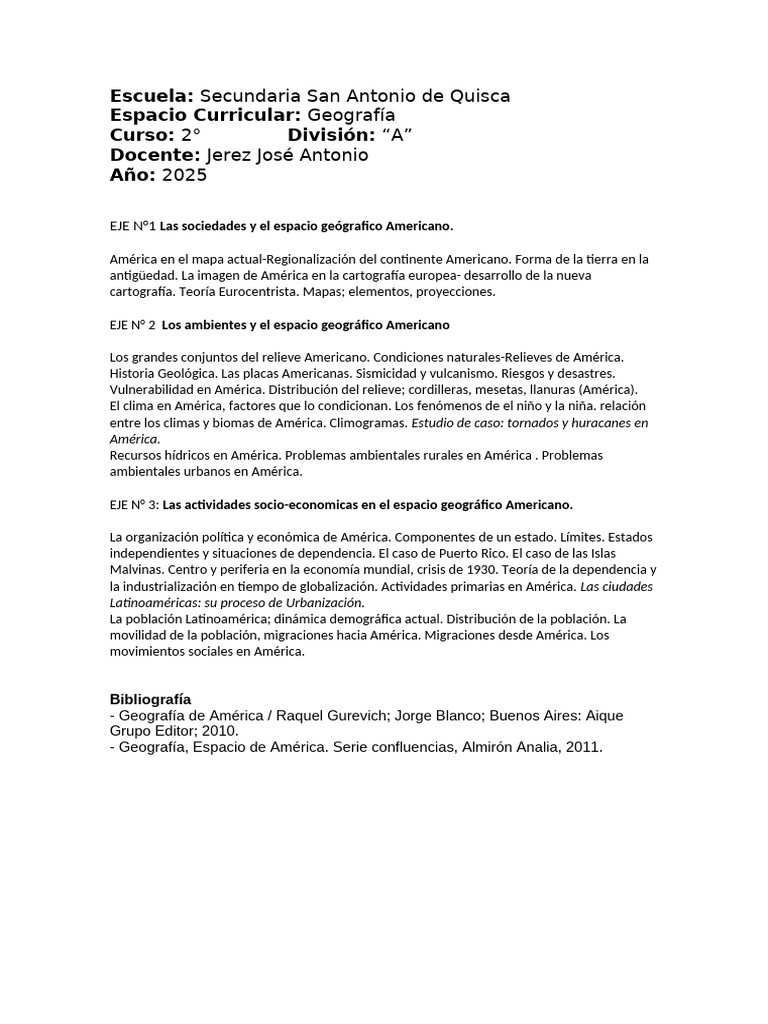 Programa 2 2025 | PDF
