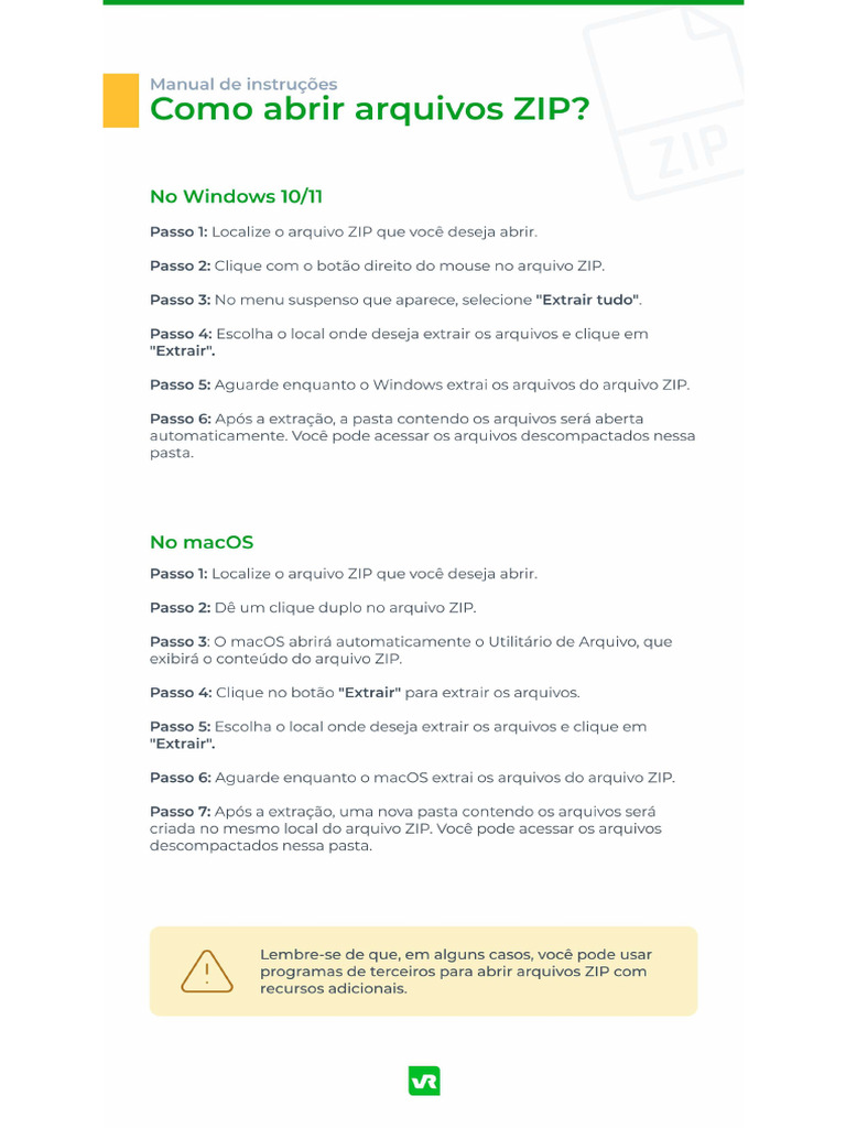 Manual Zip | PDF