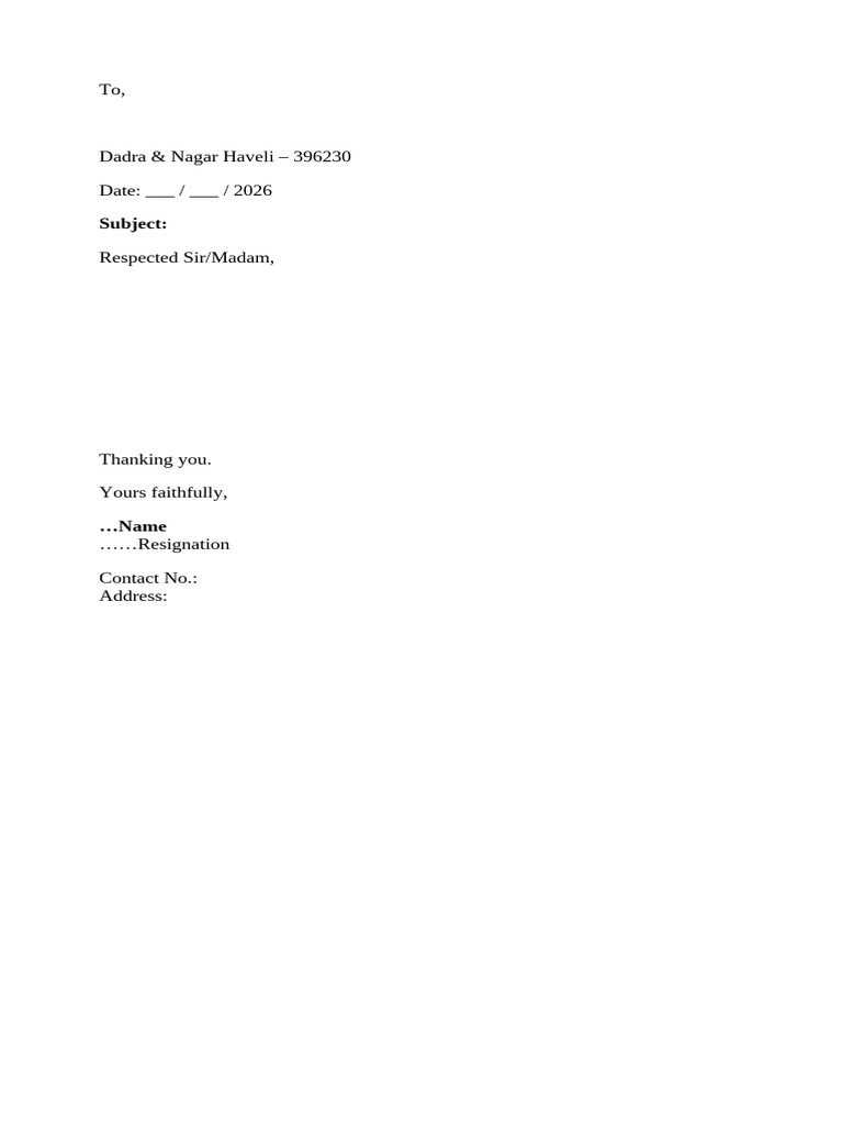 Letter Format - Legal Papar | PDF