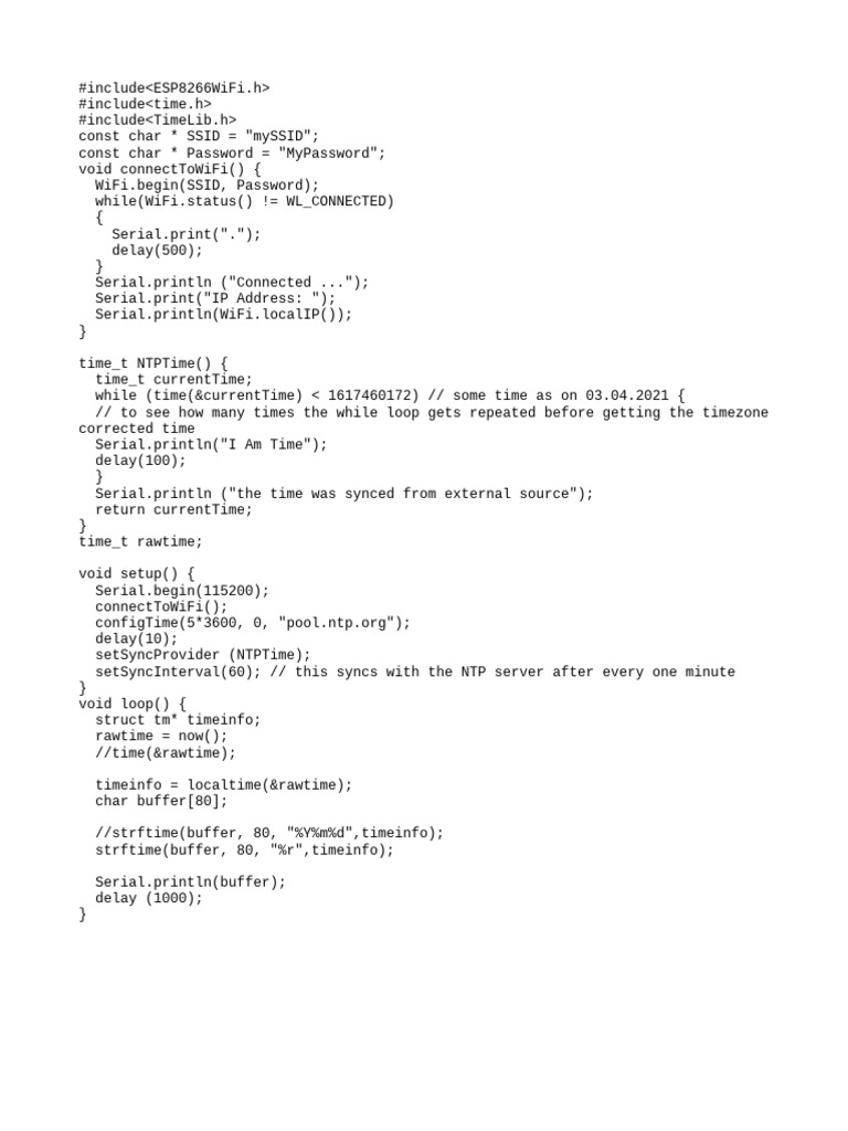 TMP Example NNTP With ESP-32 and Arduino IDE | PDF
