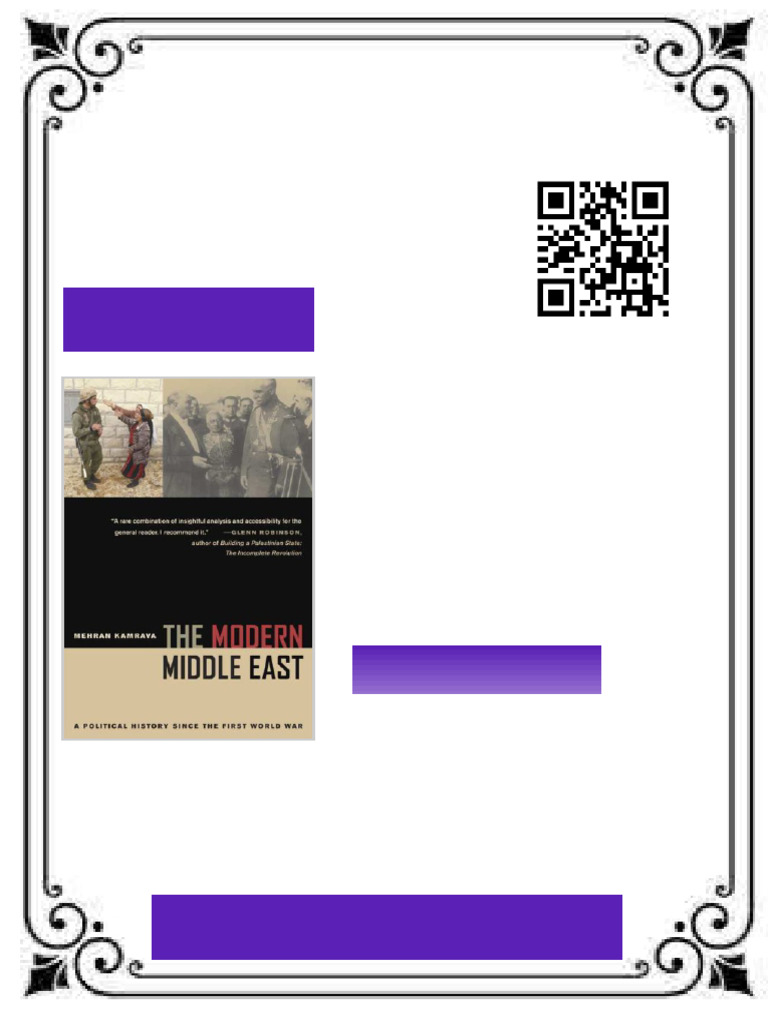 The Modern Middle East A political History Since the First World War ...