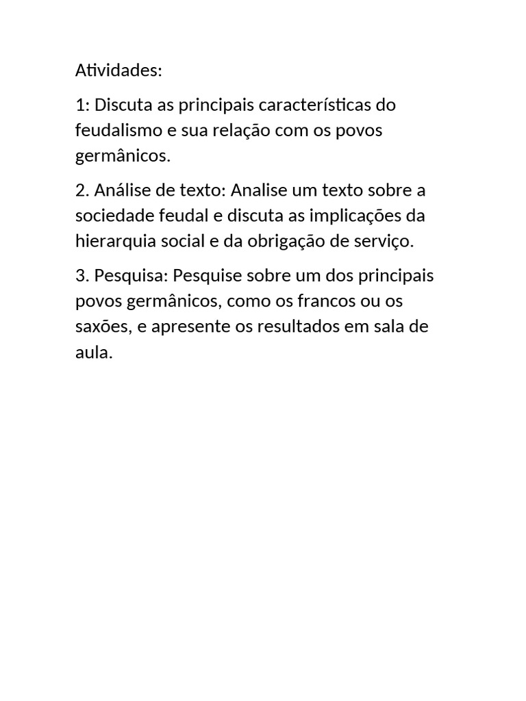 1 Ano Atividades de Pesquisa | PDF