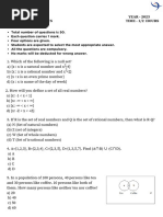 Mathematics Fill-in-the-Blanks Quiz | PDF | Mathematical Concepts ...
