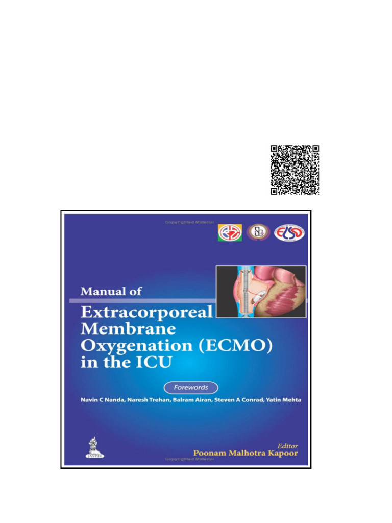 Manual of Extracorporeal Membrane Oxygenation (ECMO) in The ICU | PDF ...