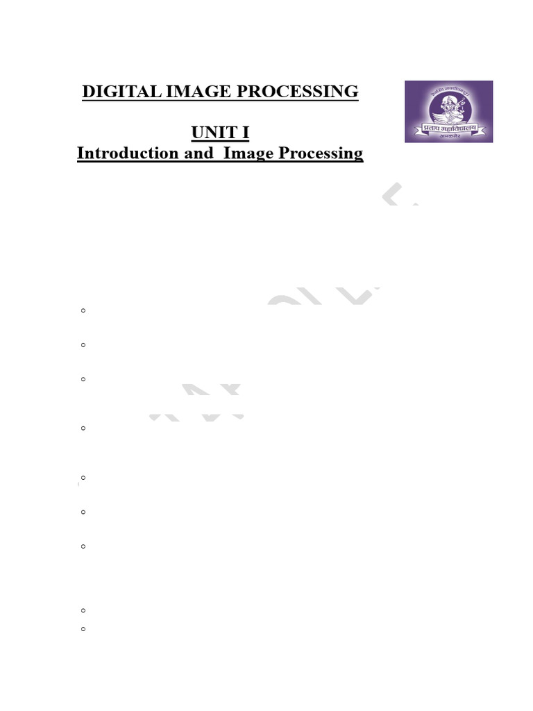 Digital Image Processing | PDF