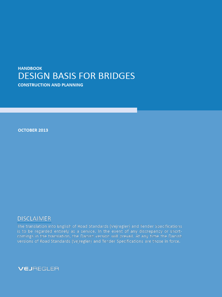 Design Basis For Bridges | PDF | Bridge | Road