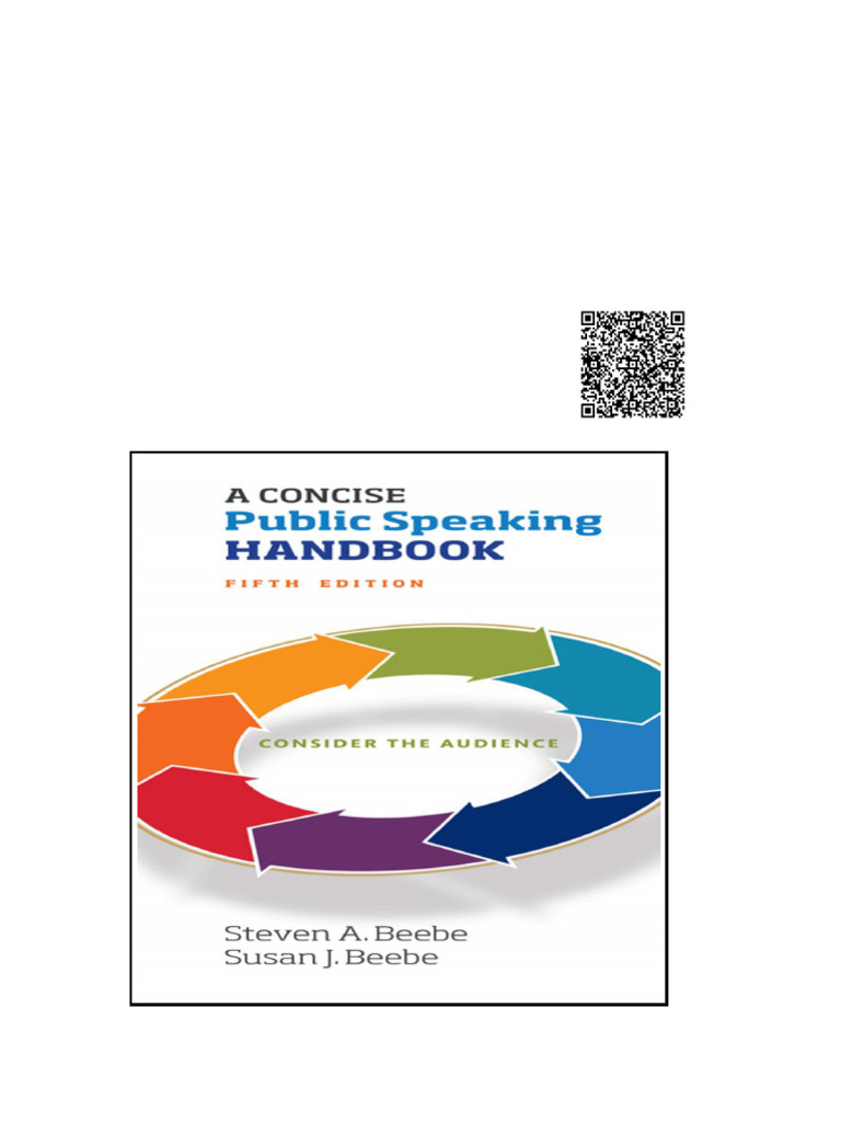 Concise Public Speaking Handbook A 5th Edition Steven A. Beebe