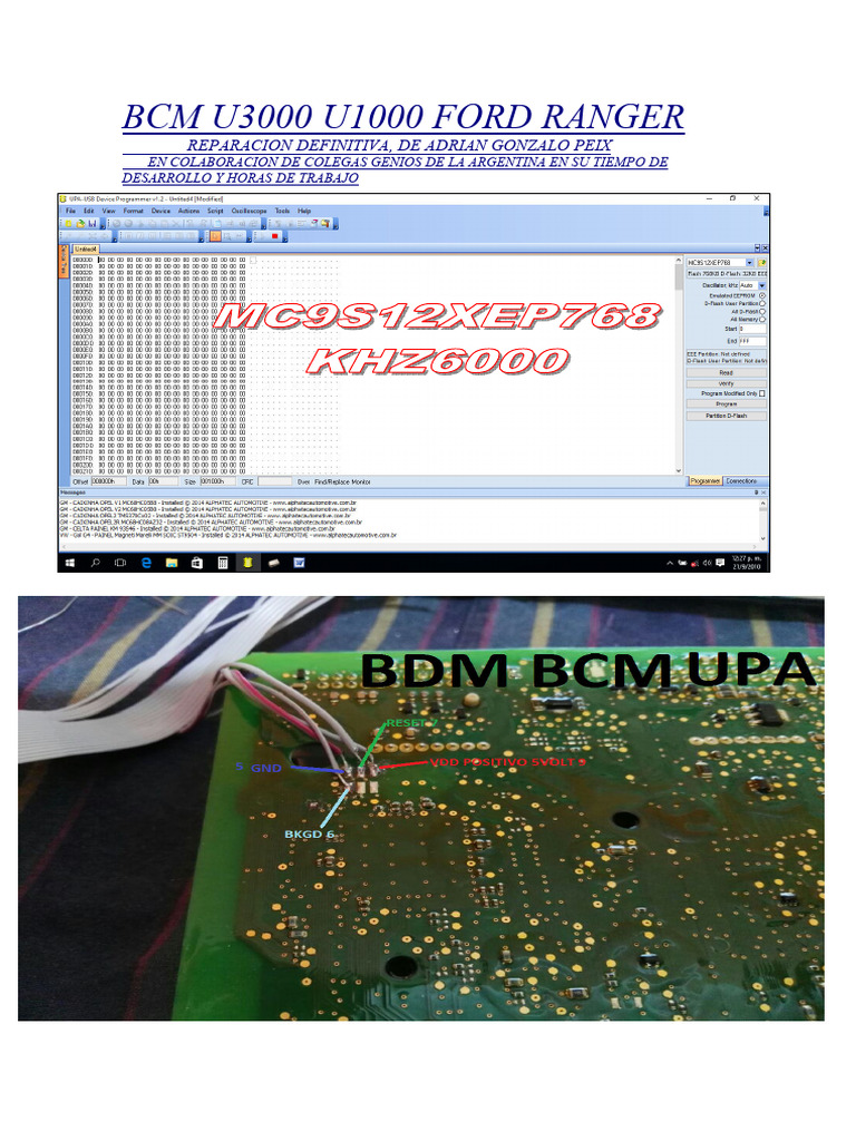 BCM U3000 U1000 Ford Ranger | PDF