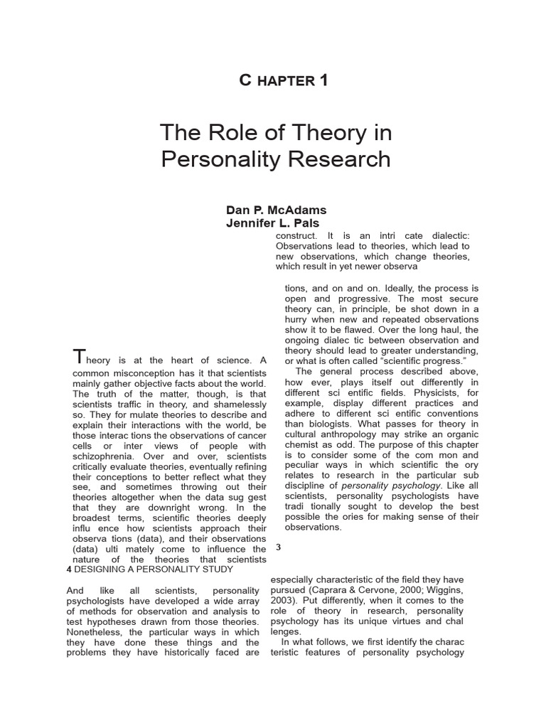 Aula 2 (2 de 2) - (2007) - The Role of Theory in Personality Research ...