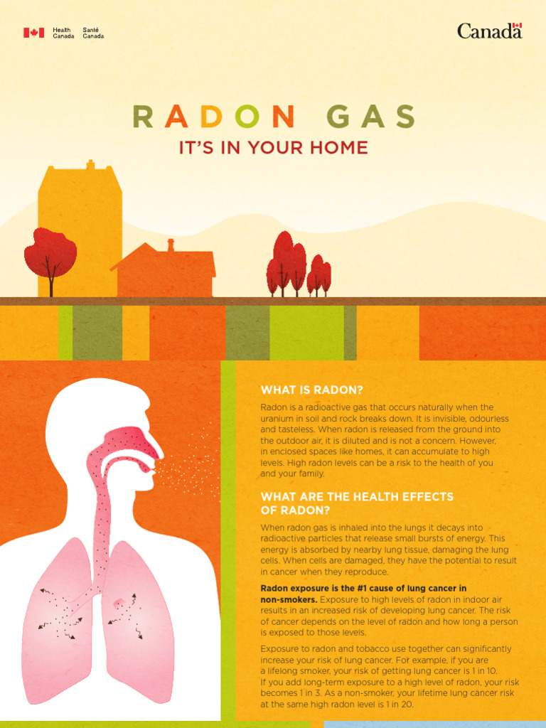 Radon Brochure Eng | PDF | Lung Cancer