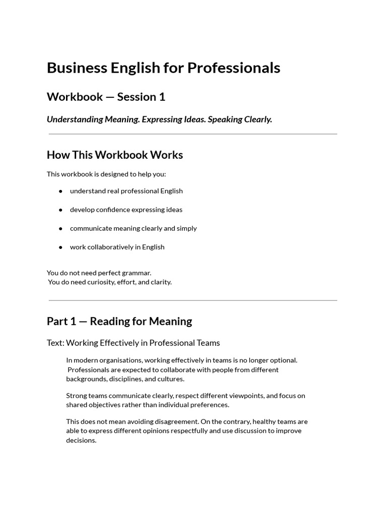Business English For Finance Professionals | PDF | Cognition | Linguistics