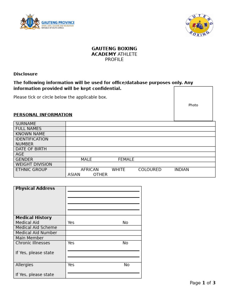 2026 - GABO Academy Boxer Profile | PDF