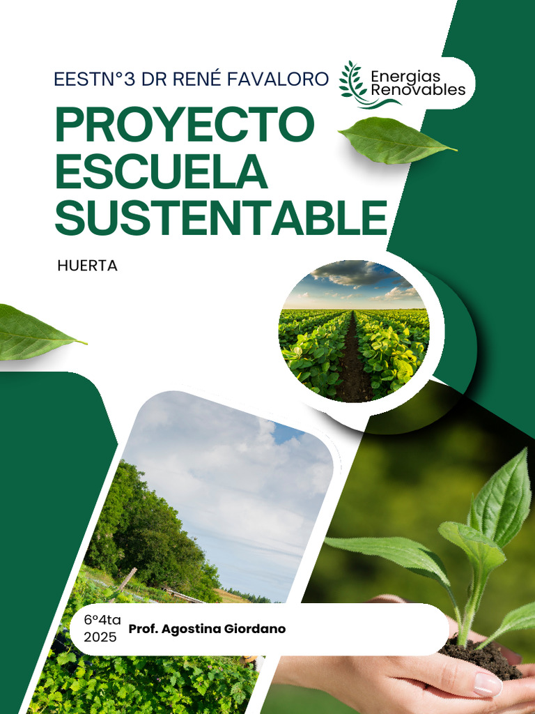 White Green and Orange Modern Sustainable Agriculture Project Proposal ...