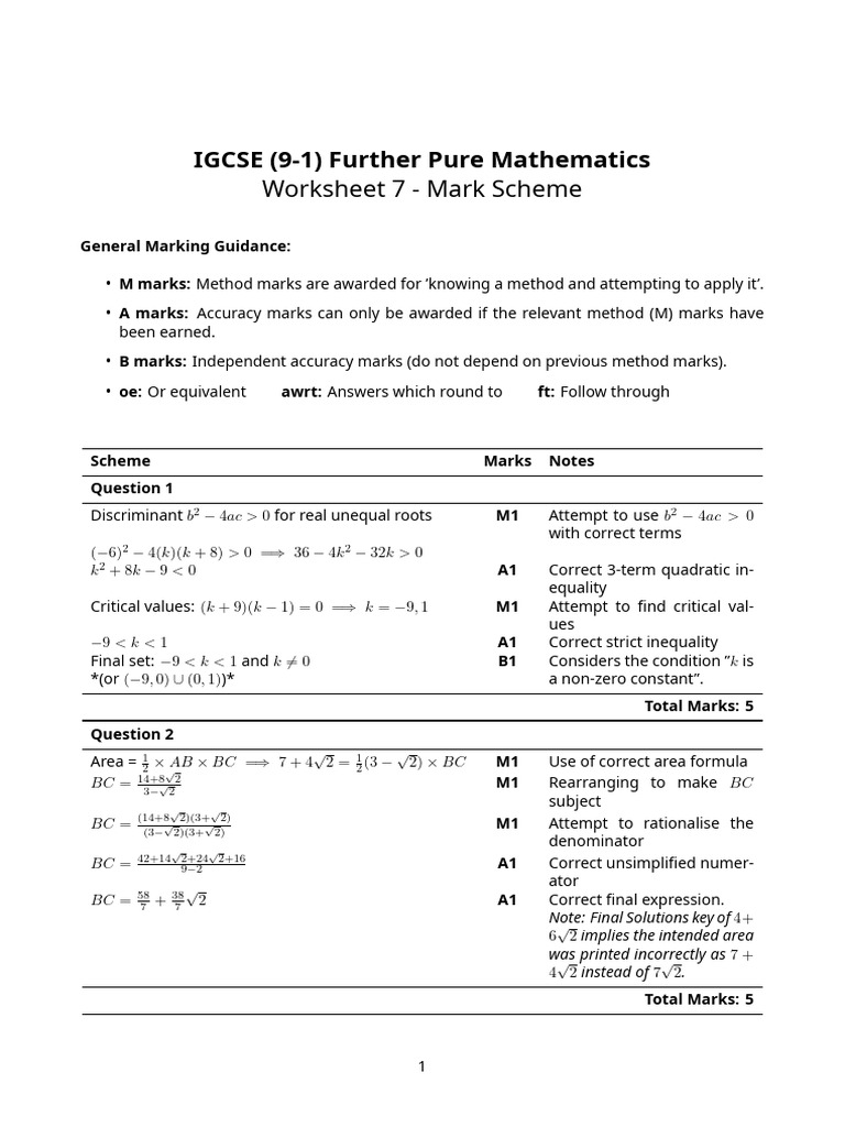 Pm Ws 7 Solutions | PDF | Mathematics